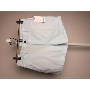 Goodfellow & Co The Every Wear Flat Front Shorts 28 Light Blue 5” Inseam NWT